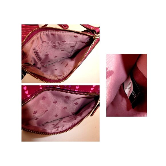 kate spade new york hearts wristlet & tote - Picture 10 of 13